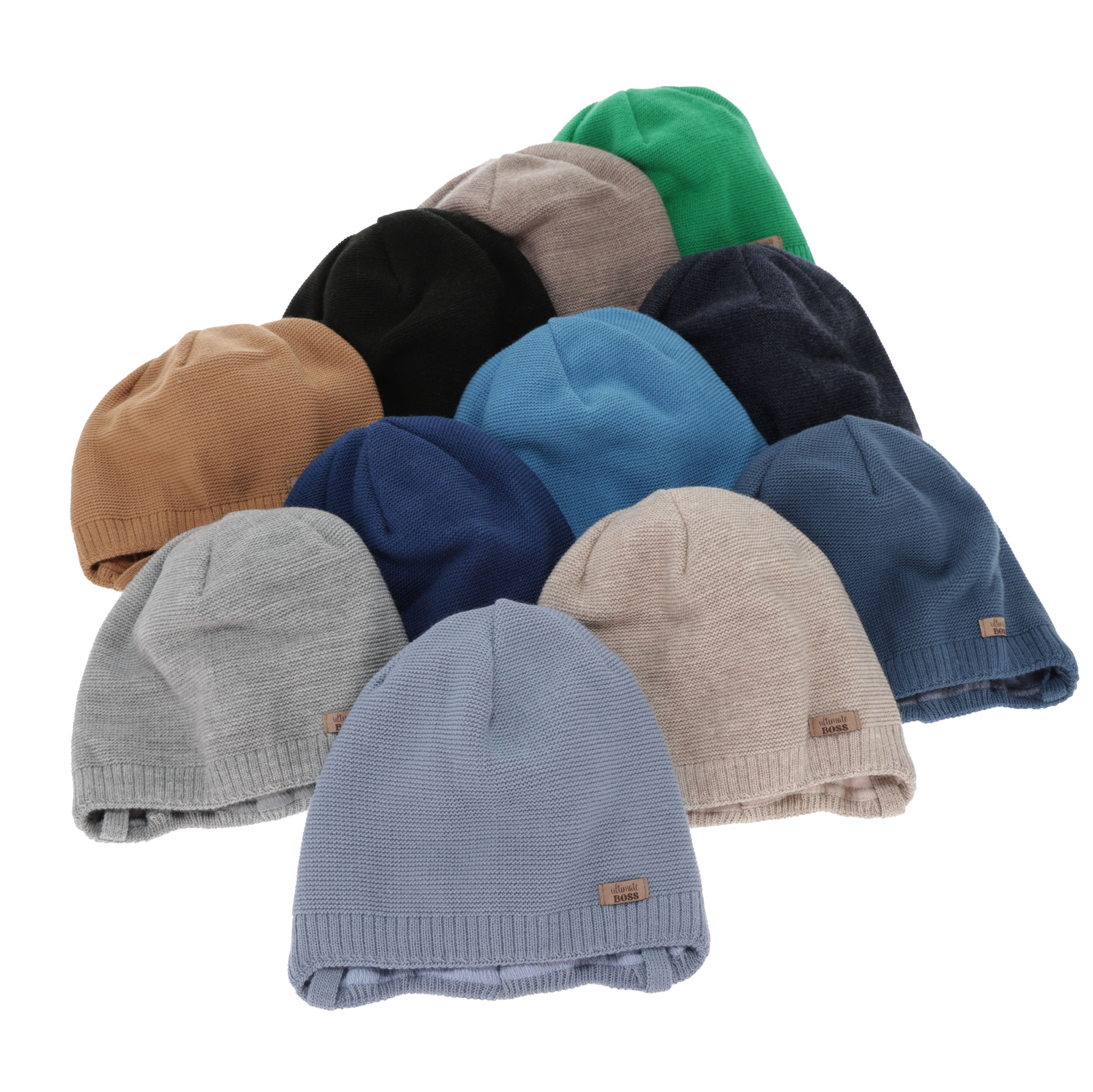 Dreng efterår/forår hue, lyseblå, med bindebånd, Valdis