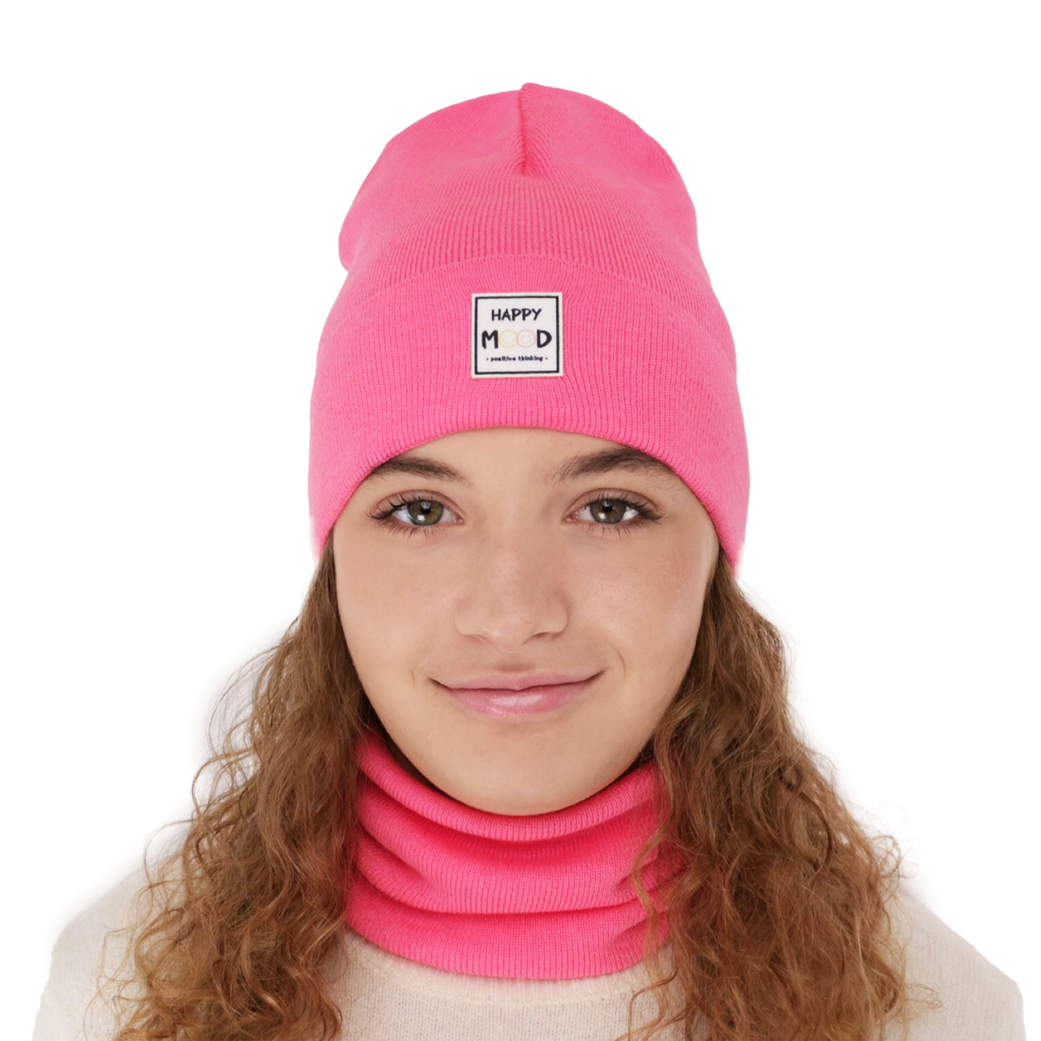 Pige efterår/forår sæt, med bomuld, rosa, Mersila