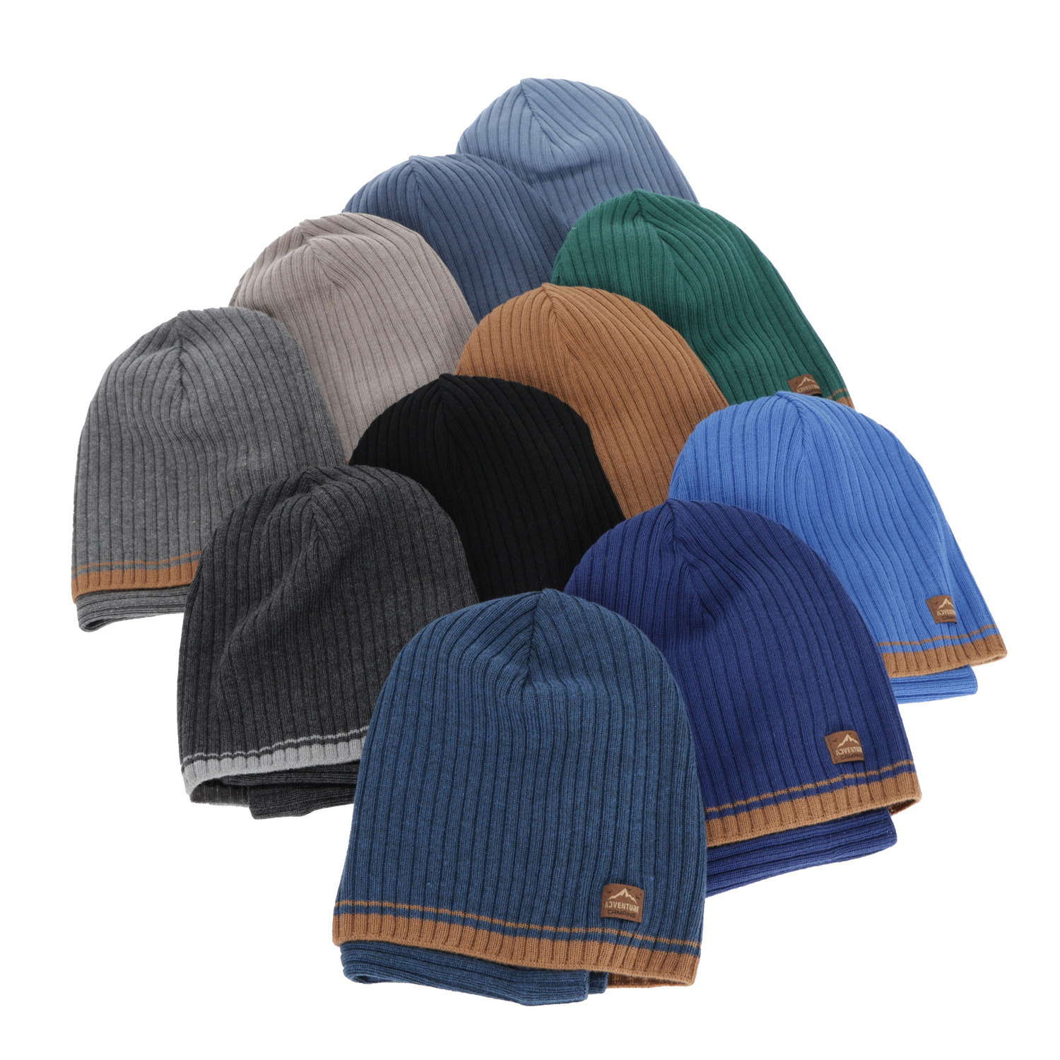 Dreng efterår/forår sæt: hue og halsvarmer, med bomuld, sort, Eirik