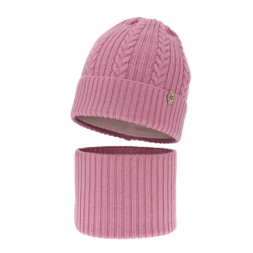 Pige vintersæt, vinter, lilla, med merinould, Jenny