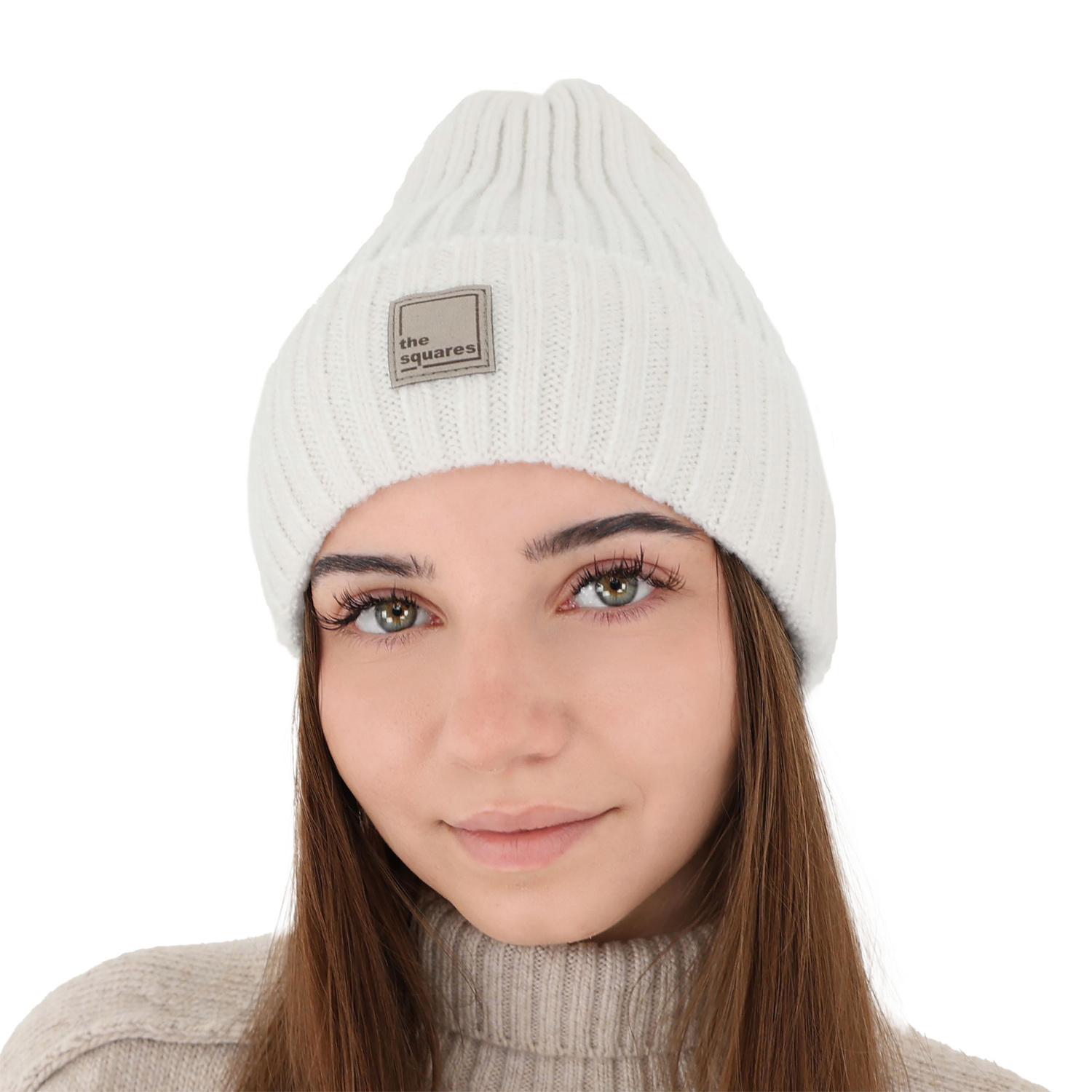 Dame vinterhue, mørkegrå, med merinould, Benedetta