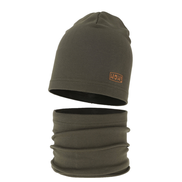 Dreng efterår/forår sæt, khaki, bomuld, Frizer