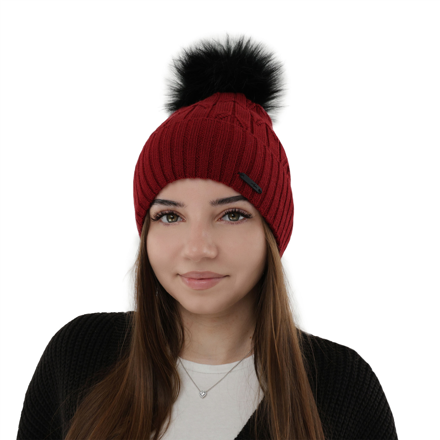 Dame vinterhue, krem, med merinould, Talaria