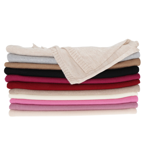 Dame vintertørklæde, cremehvid, 100% Merino Uld, Elonia