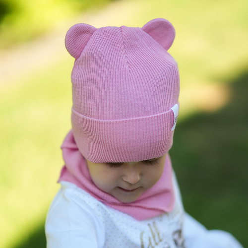 Pige efterår/forår sæt, med bomuld, sort, Kajra