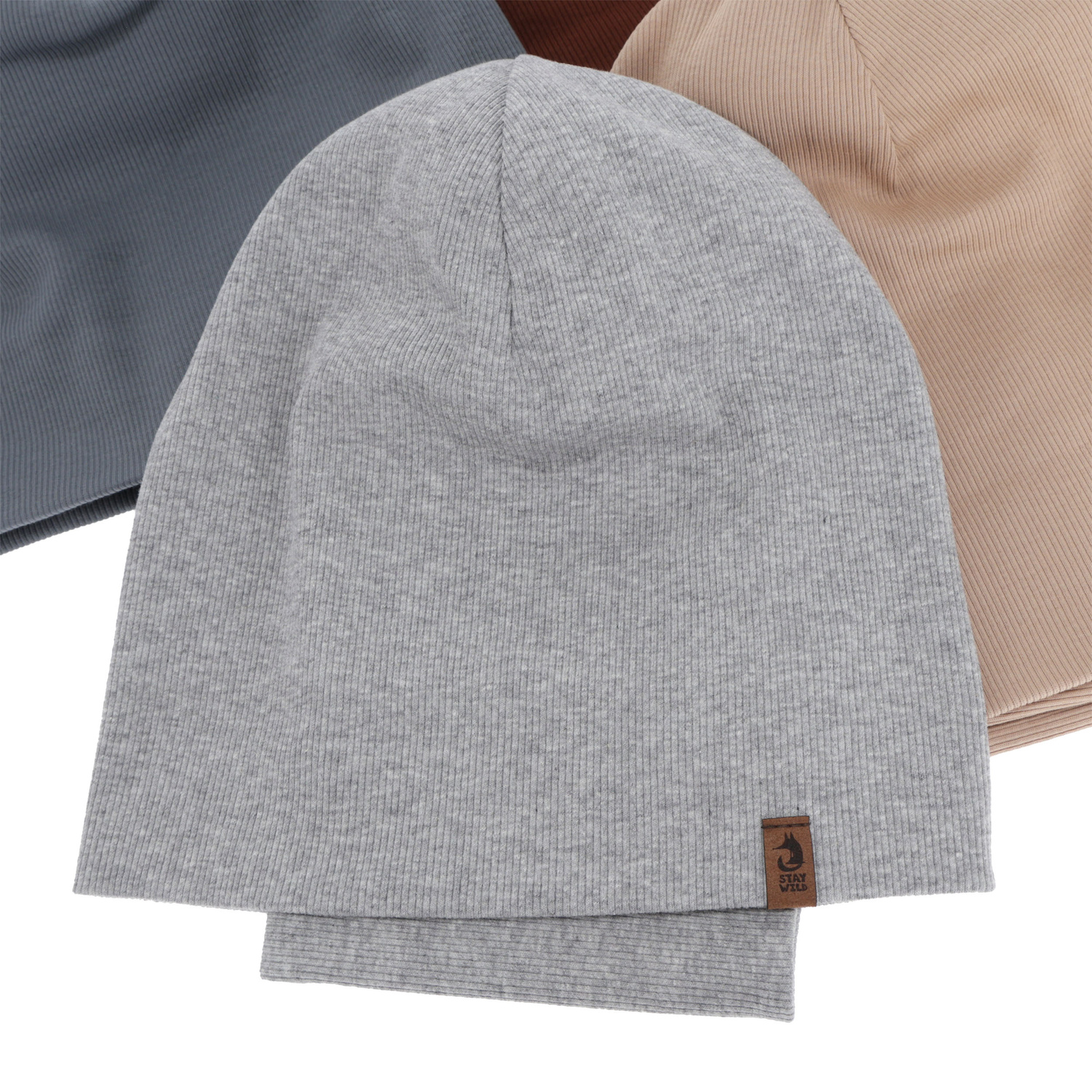 Dreng efterår/forår sæt: hue og halsvarmer, mørkebrun, Amalfi