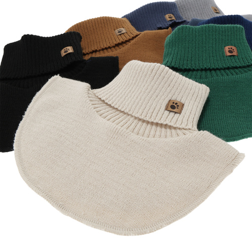 Dreng halsedisse, vinter, beige, med foer, Lamor