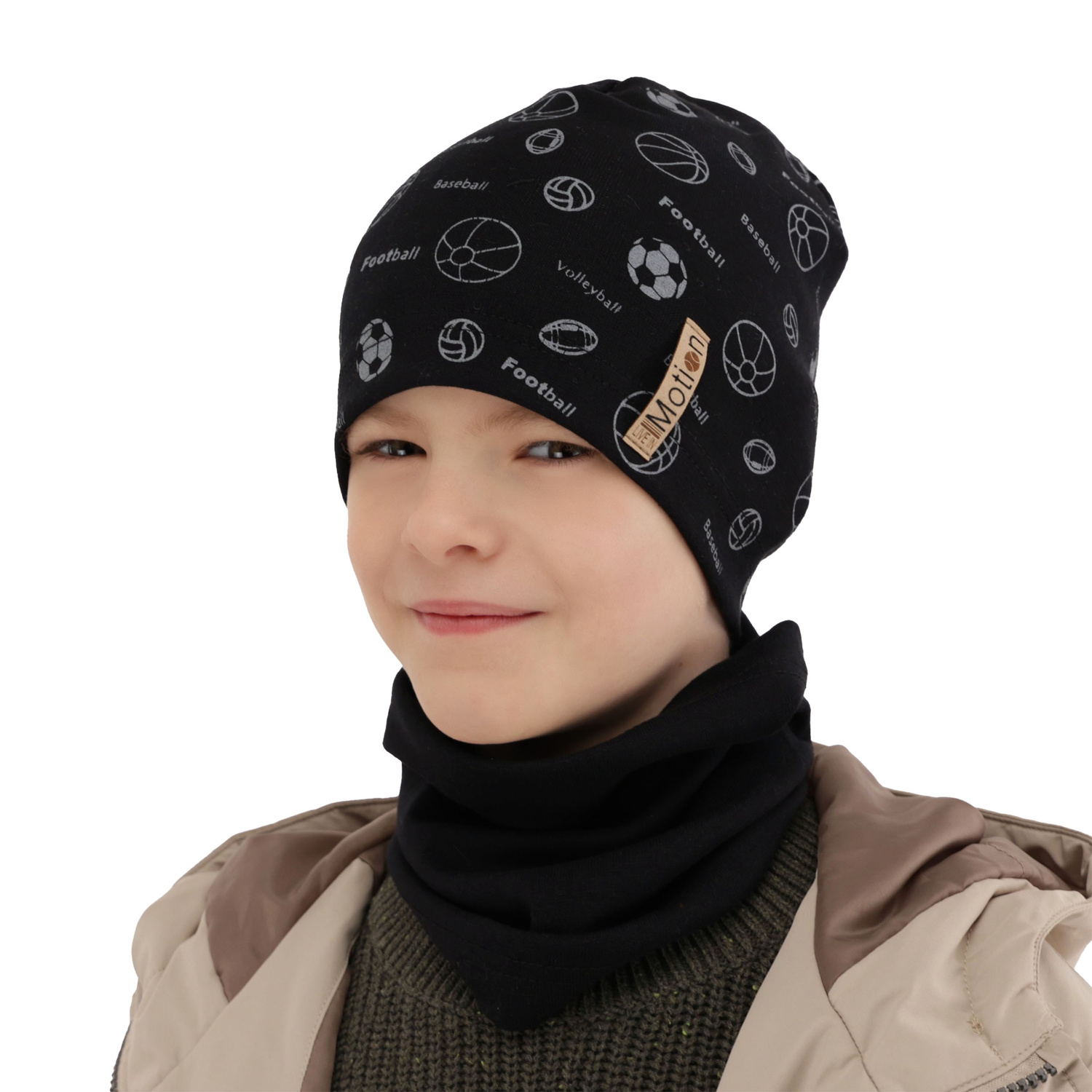 Dreng efterår/forår sæt, brun, bomuld, Paolo