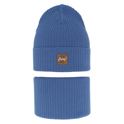 Dreng efterår/forår sæt, med bomuld, blå, Fenix