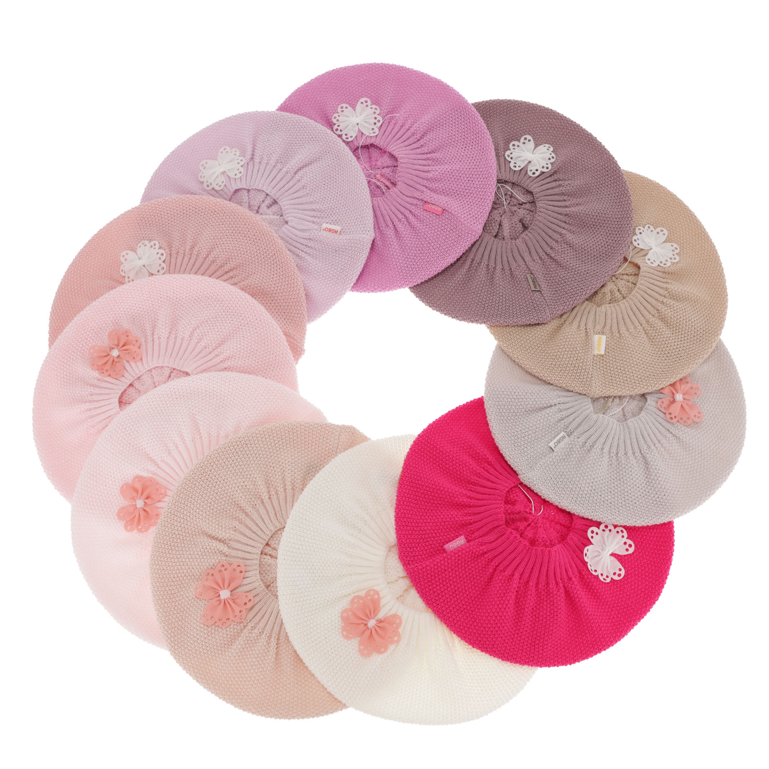 Pige efterår/forår hat, pink, Costanza