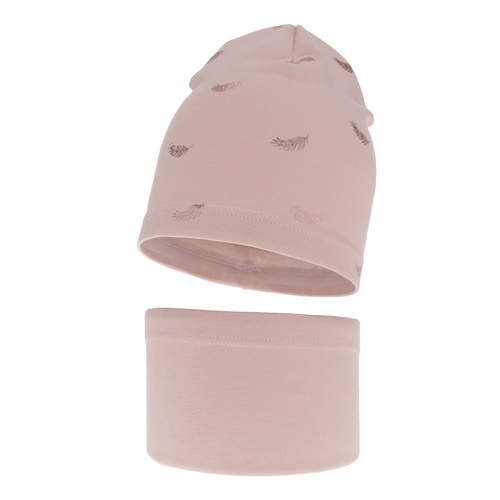 Pige efterår/forår sæt, pink, bomuld, Florena