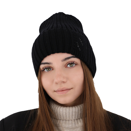 Dame vinterhue, rosa, med merinould, Ariga