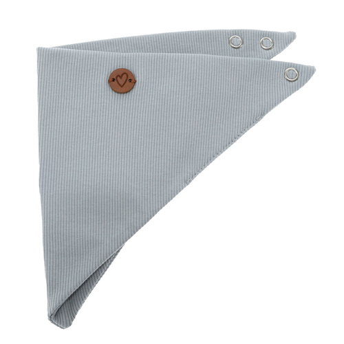 Pige efterår/forår tørklæde, grå, bomuld, Lucy