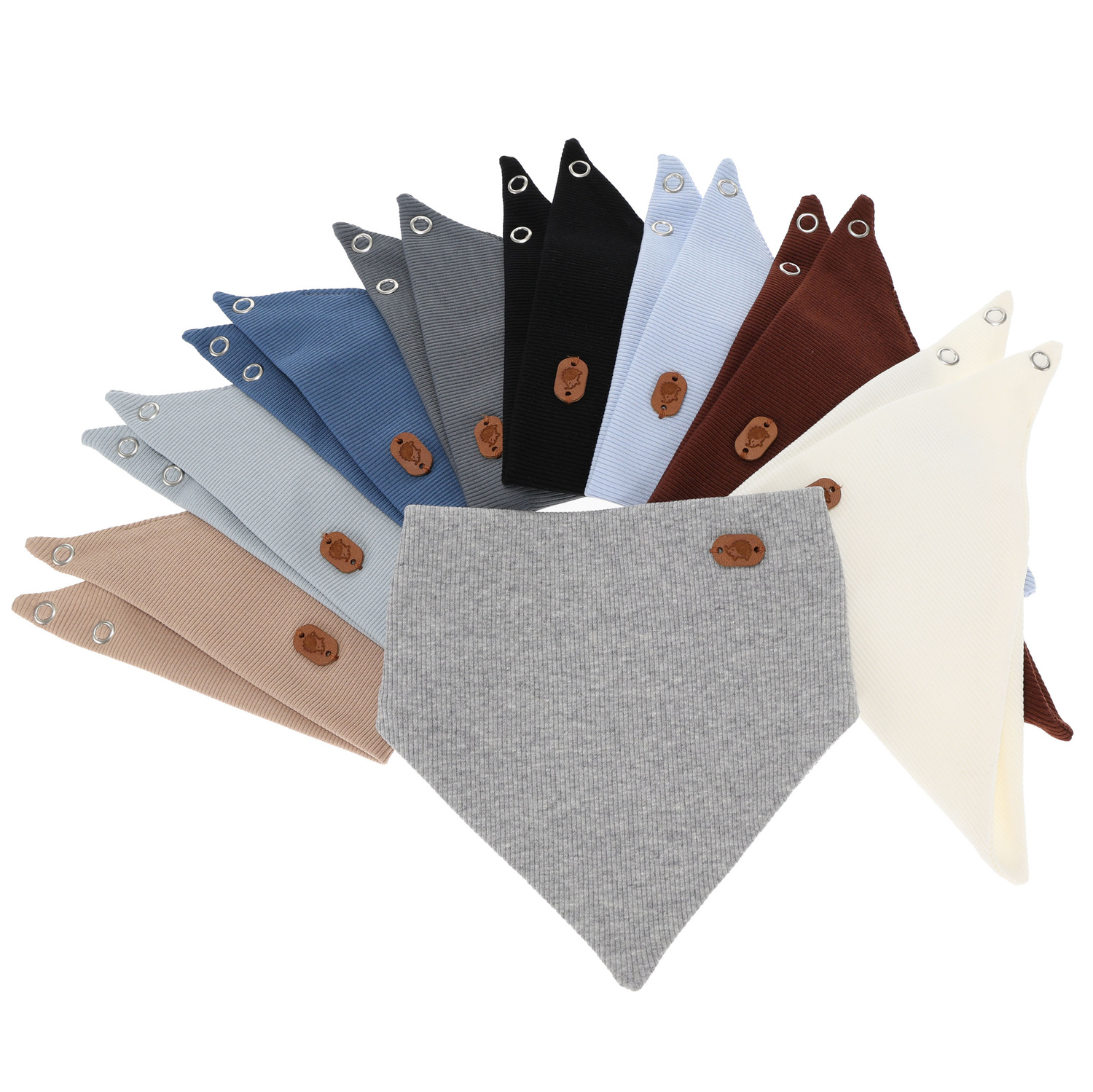 Dreng efterår/forår halsedisse, grå, bomuld Lucent