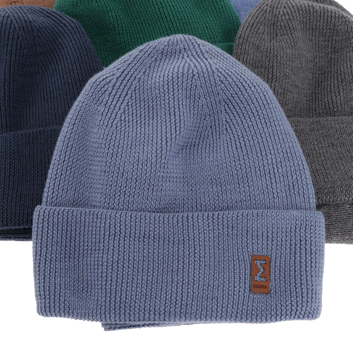 Dreng efterår/forår sæt: hue og halsvarmer, smaragdgrøn, 100% Merino Uld, Bruce