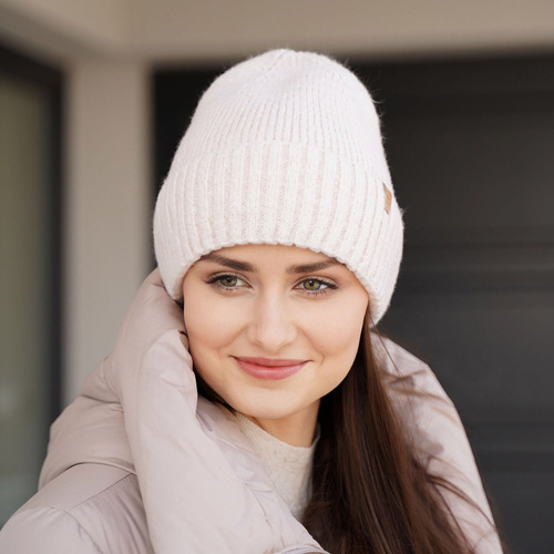 Dame vinterhue, brun, med merinould, Alvara