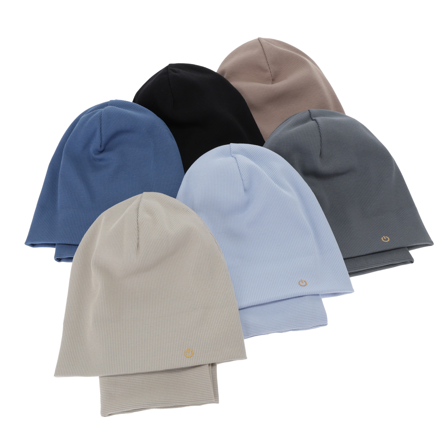 Dreng efterår/forår sæt: hue og halsvarmer, bomuld, sort, Desider