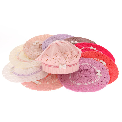 Pige efterår/forår hat, pink, Bibi