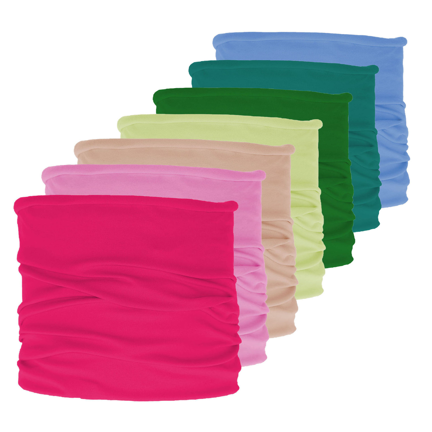 Pige efterår/forår halsrør, koralfarvet, foret med bomuld, Braun