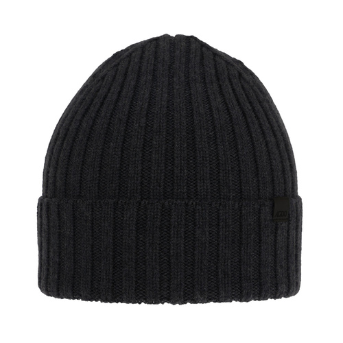 Herre vinterhue, mørkegrå, med merinould, Nathan