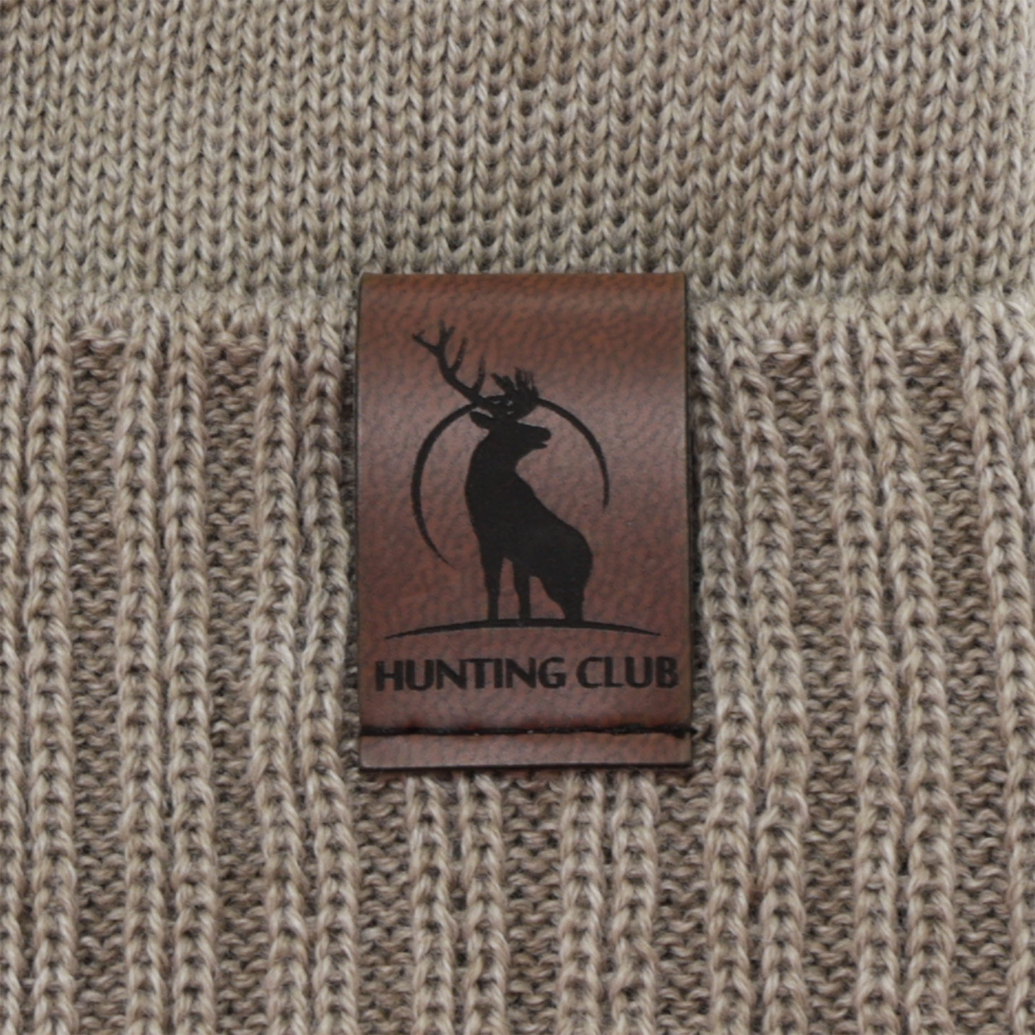 Herre vinterhue, mørkeblå, med merinould, Hogan