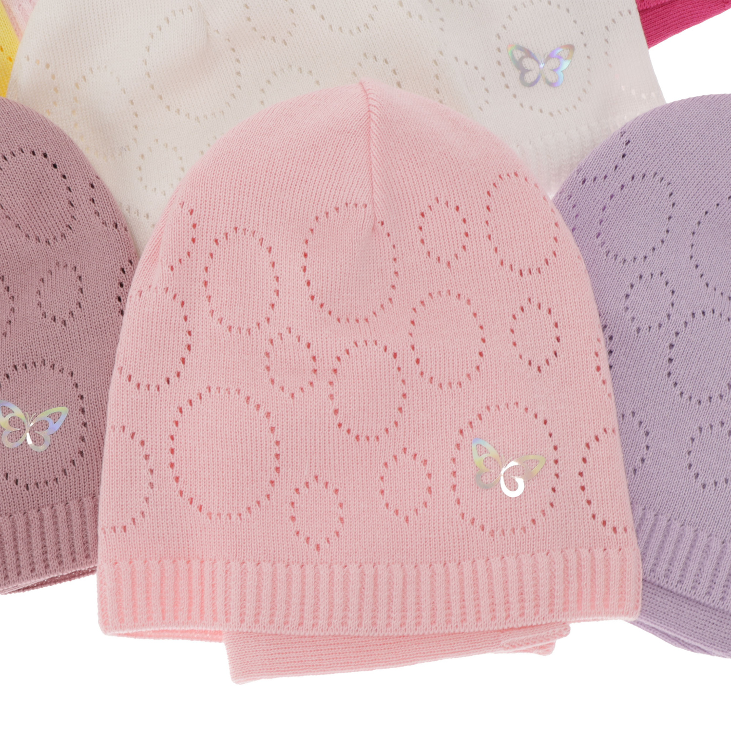 Pige efterår/forår sæt: hue og halsvarmer, med bomuld, lilla, Amarilla