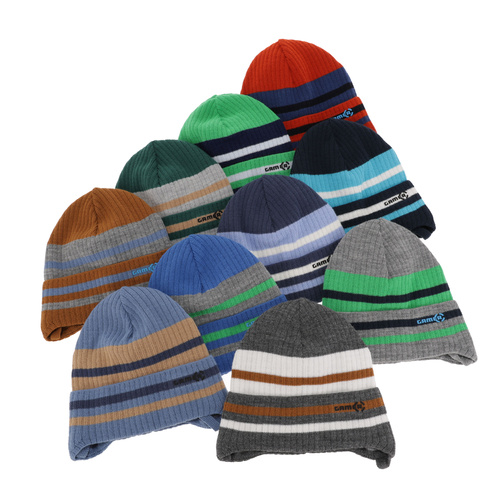 Dreng efterår/forår hue, mørkeblå, med bindebånd, Oleander