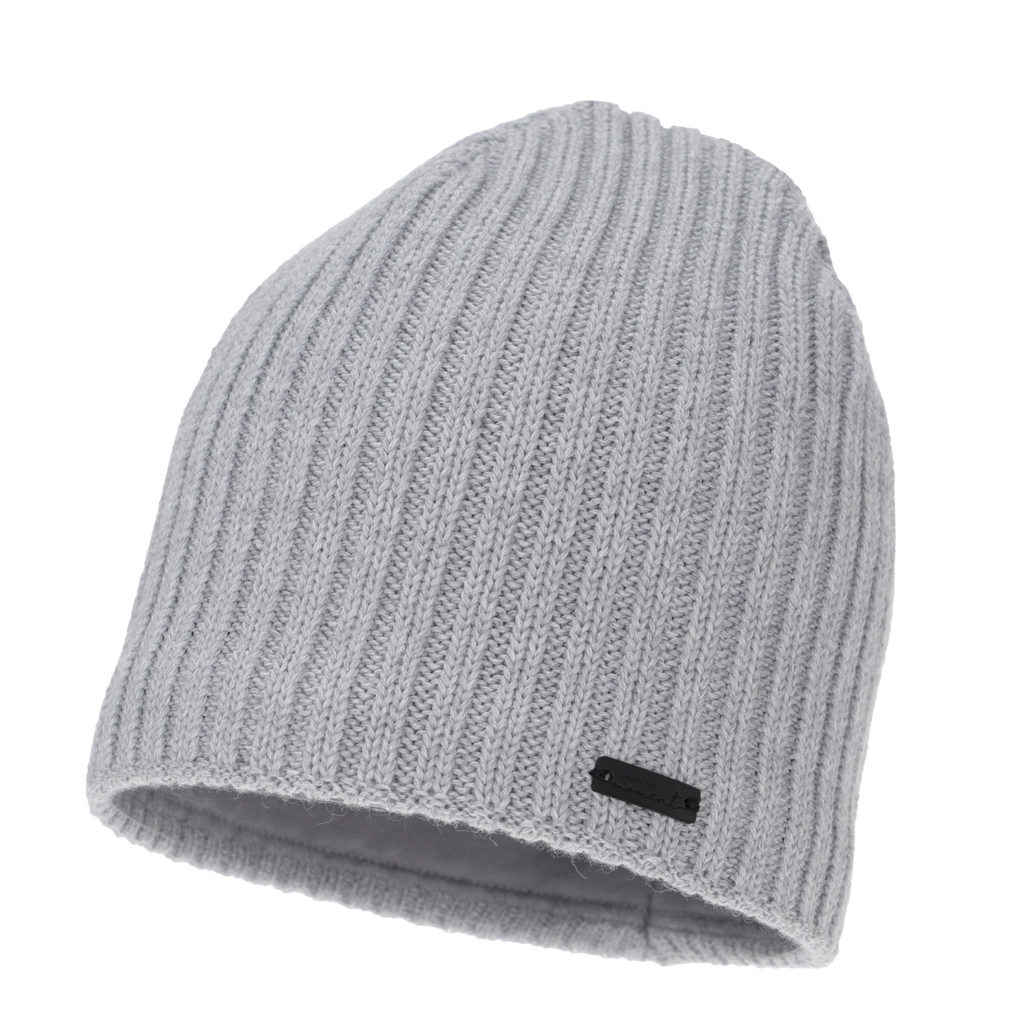 Dame vinterhue, grå, med merinould, Soletta