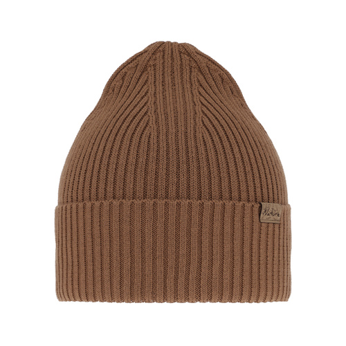 Dame efterår/forår hue, med bomuld, camel, Messina