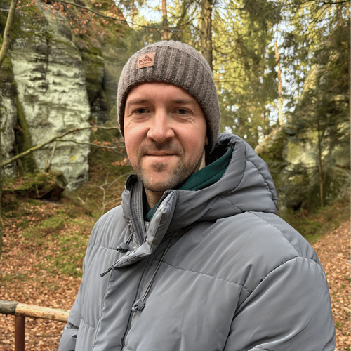 Herre vinterhue, brun, Benet