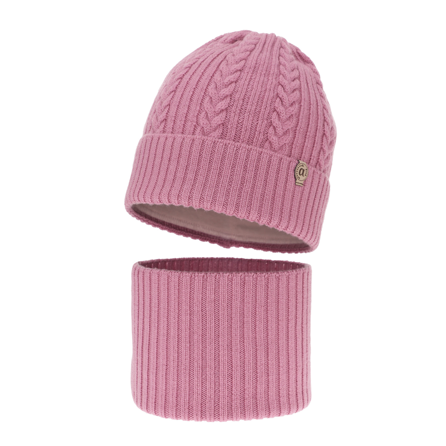 Pige vintersæt, vinter, lilla, med merinould, Jenny