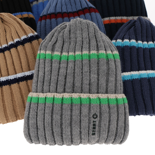 Dreng vintersæt: hue og halsrør, blå, Bastien