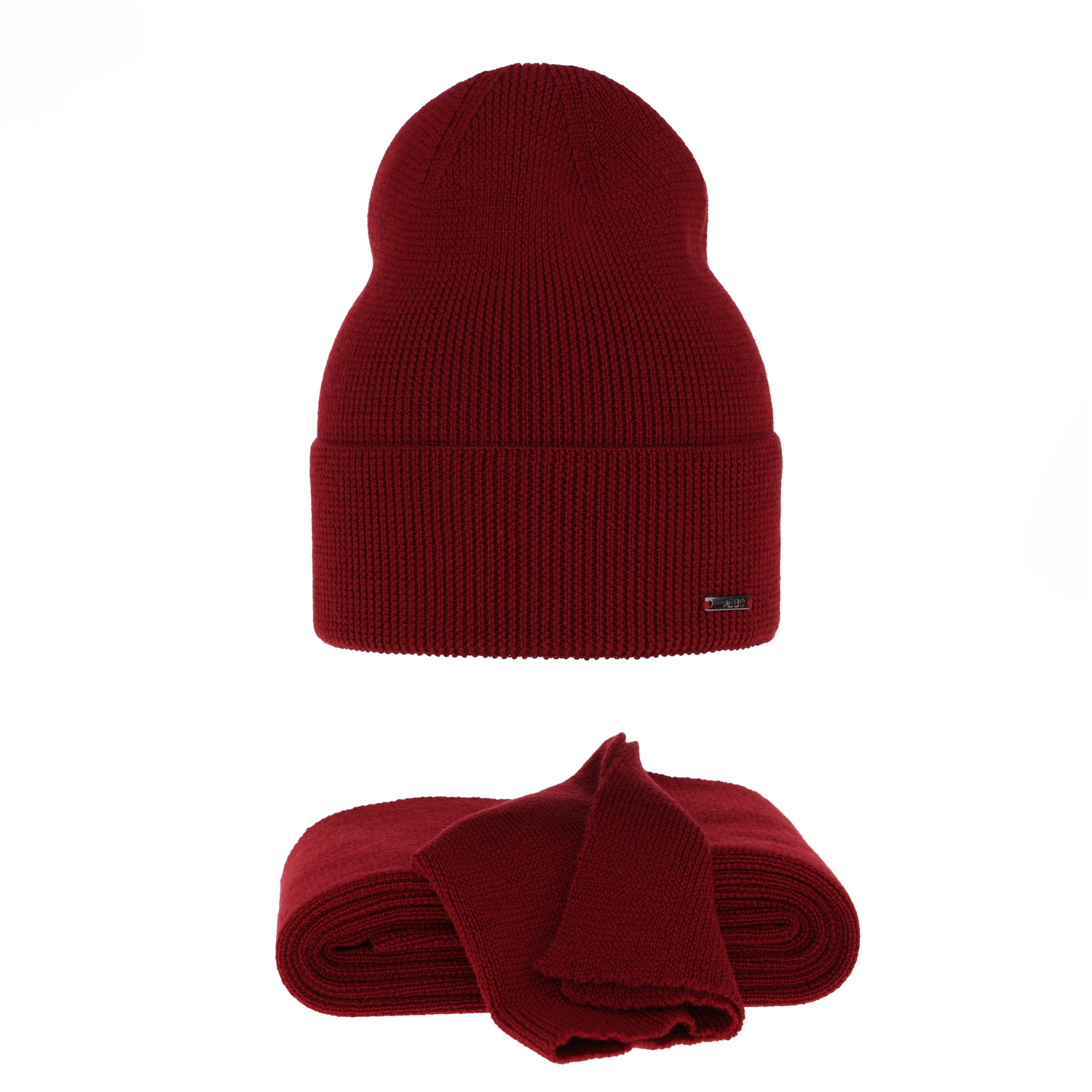 Dame vintersæt, vinter, bordowy, med merinould, Melpomena