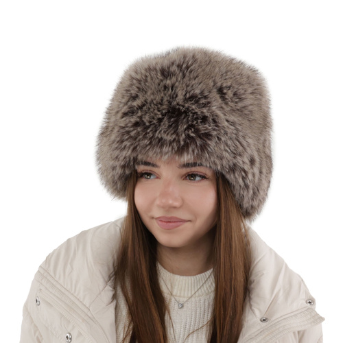 Dame vinterhue, beżowa, foret med merinould, Holly