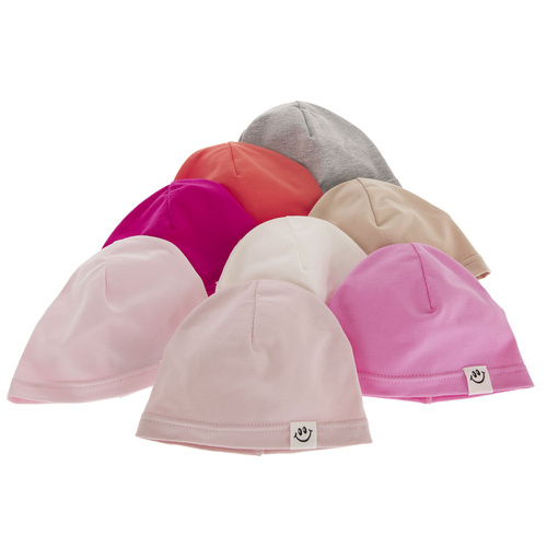 Pige efterår/forår hue, rosa, Lili