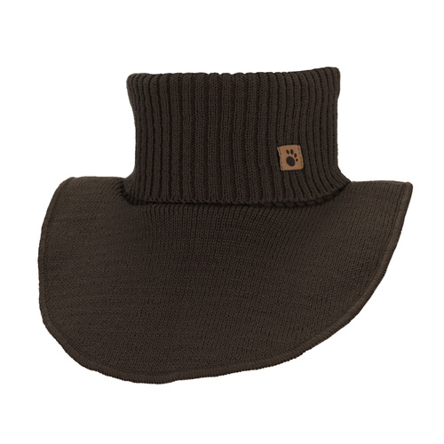 Dreng vinter halsedisse, brun, med foer, Lamor