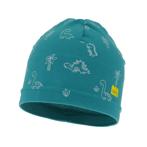 Dreng efterår/forår hue, smaragdgrøn, bomuld, Jovik