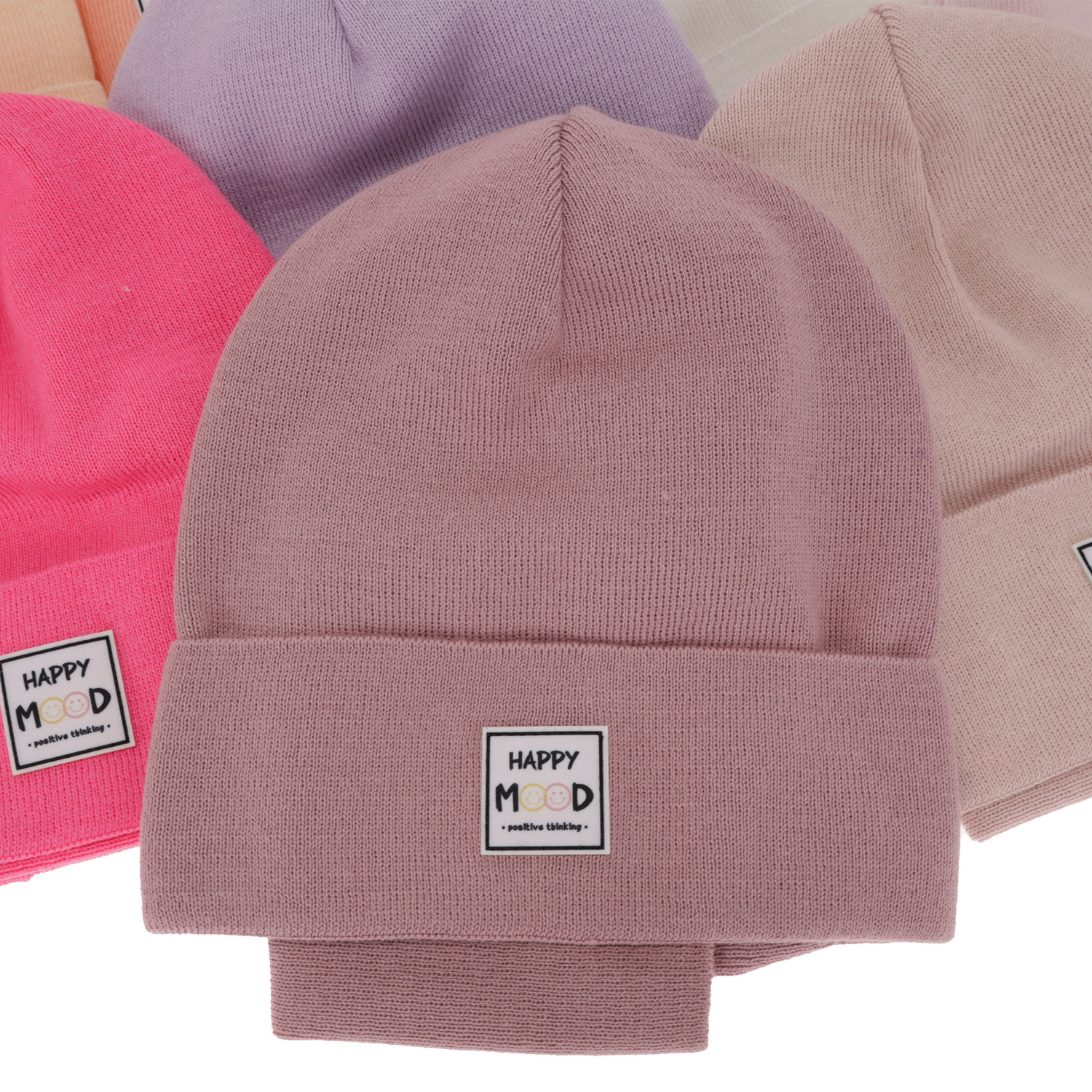 Pige efterår/forår sæt: hue og halsvarmer, med bomuld, rosa, Mersila