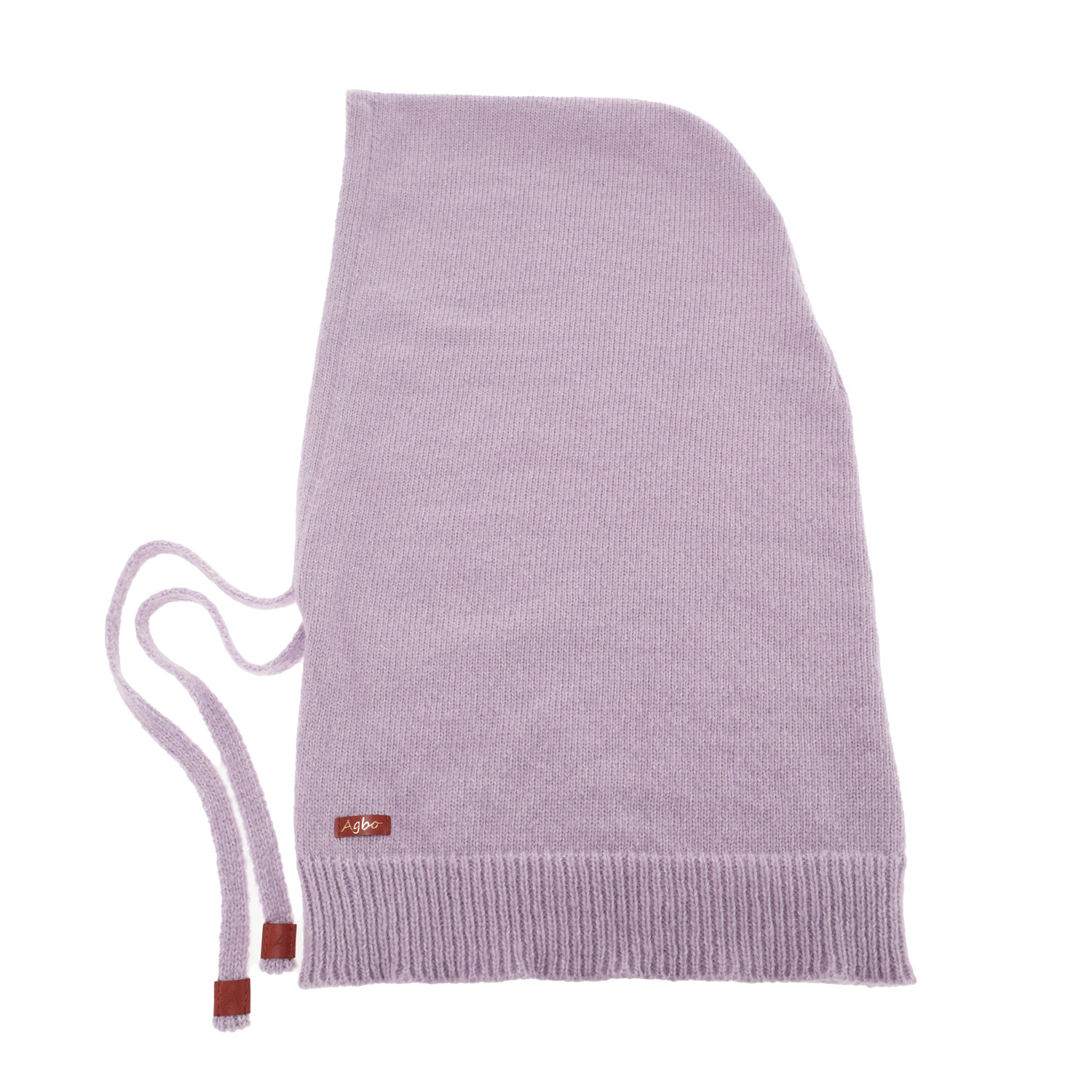 Dame vinter balaclava, vinter, lilla, med merinould, Elizabeth