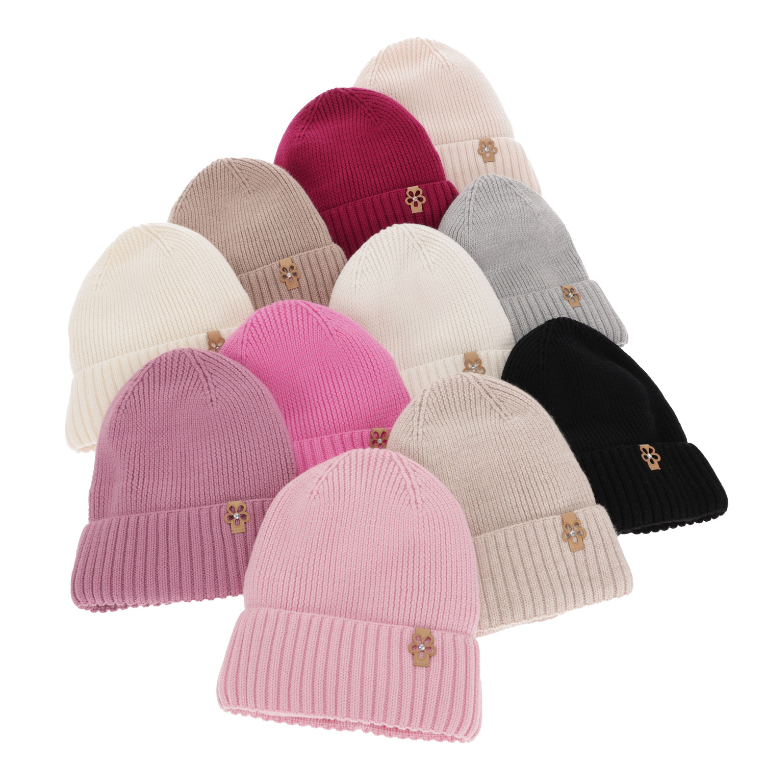 Pige vintersæt, grå, 100% Merino Uld, Nelita