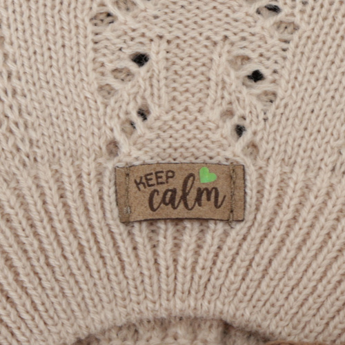 Pige efterår/forår beret, beige, Kevira