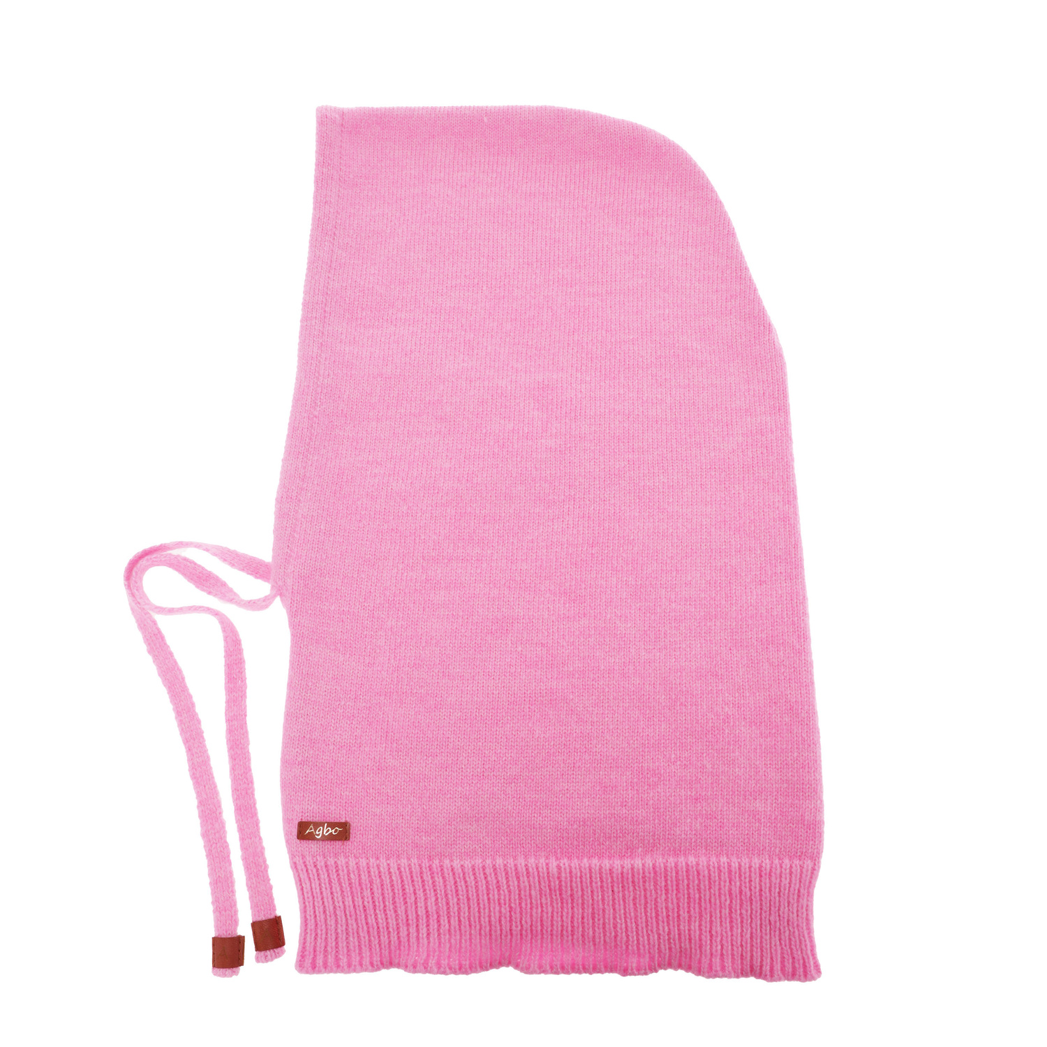 Dame vinter balaclava, lyserød, med merinould, Elizabeth