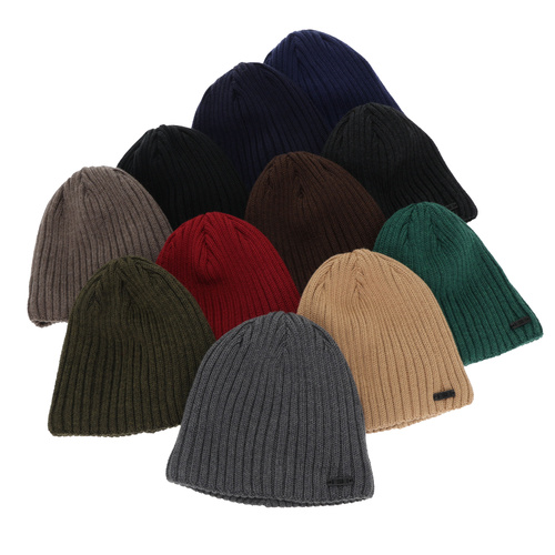 Herre vinterhue, brun, med merinould, Adagio