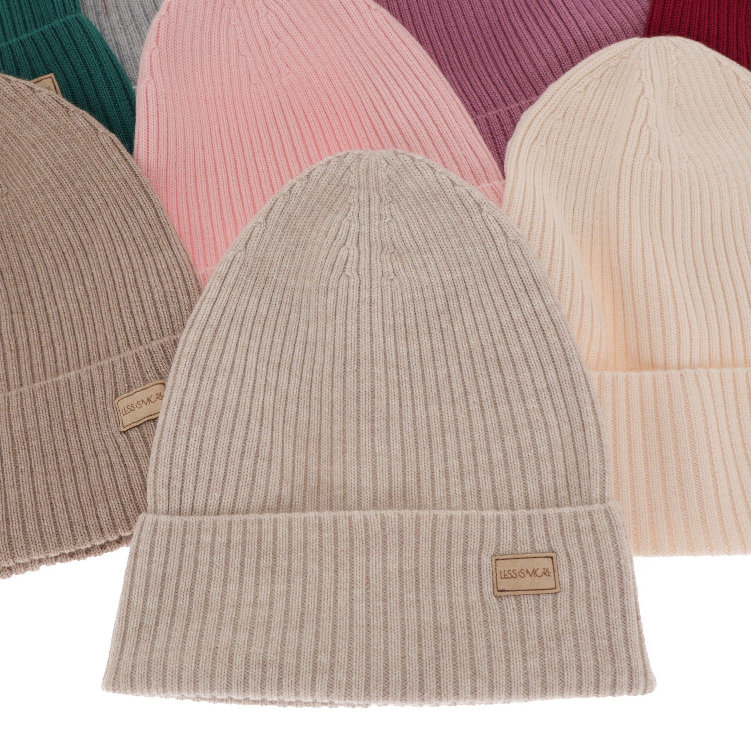 Dame vinter/forår hue, brun, 100% Merino Uld, Sophie