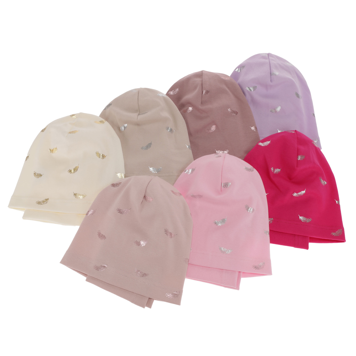 Pige efterår/forår sæt: hue og halsvarmer, amarant, bomuld, Florena