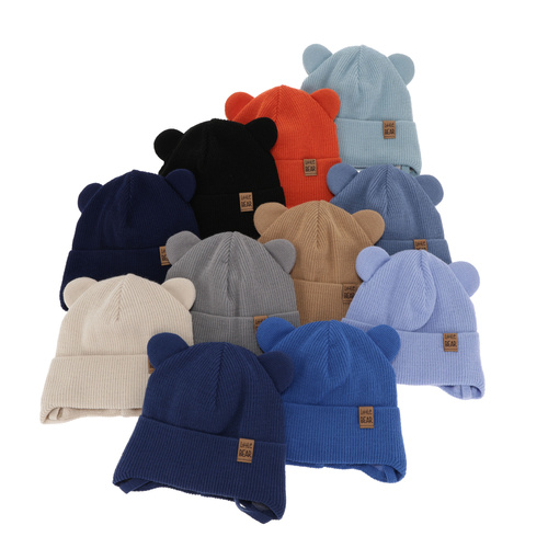 Dreng efterår/forår hue, sort, med bindebånd, Nikifor