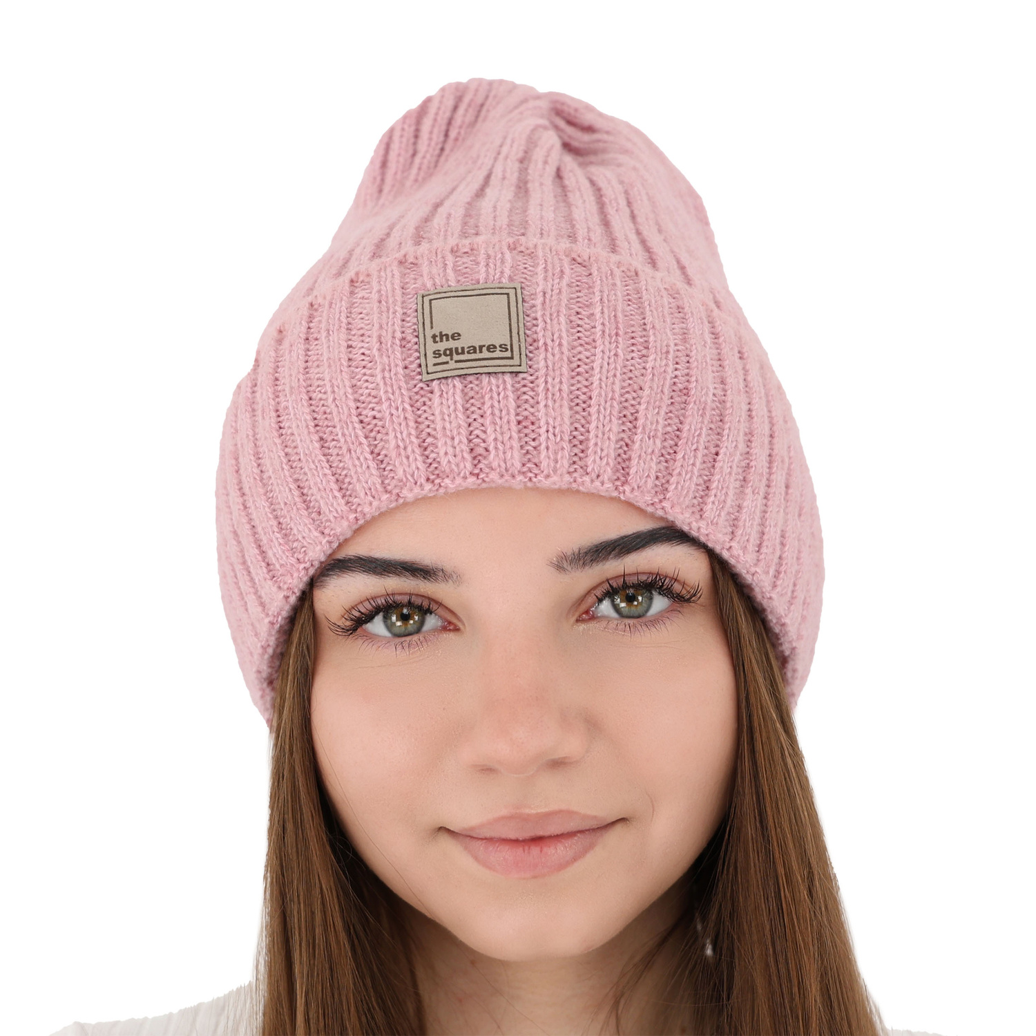 Dame vinterhue, grå, Med merinould, Benedetta