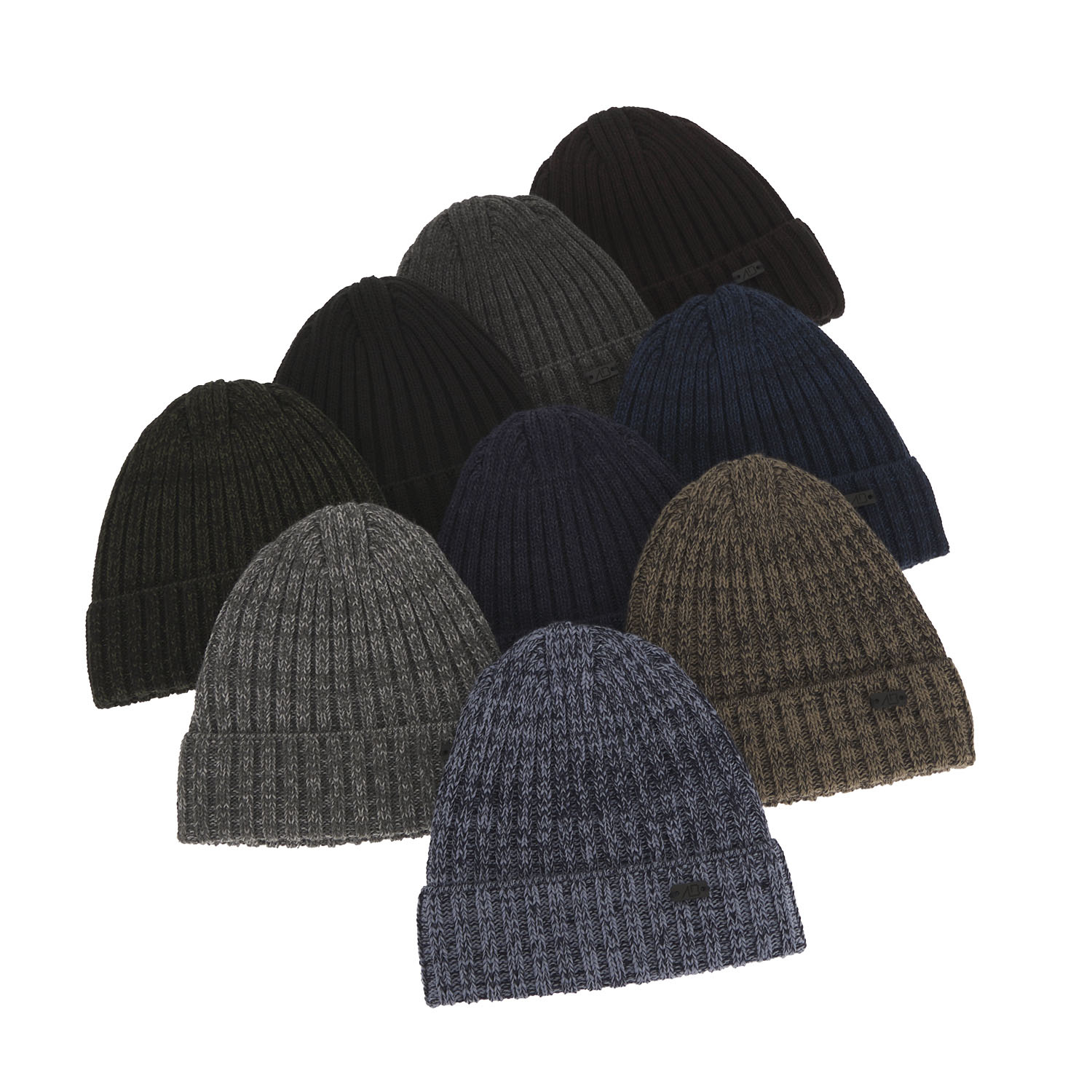 Herre vinterhue, khaki, Med merinould, Timon