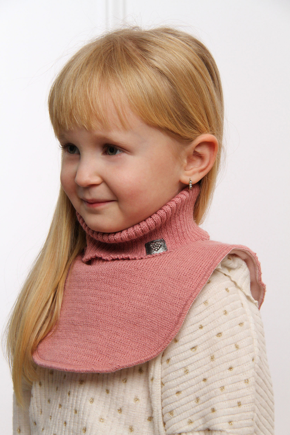 Pige vinter halsedisse (foret med fleece), lilla, Rafa