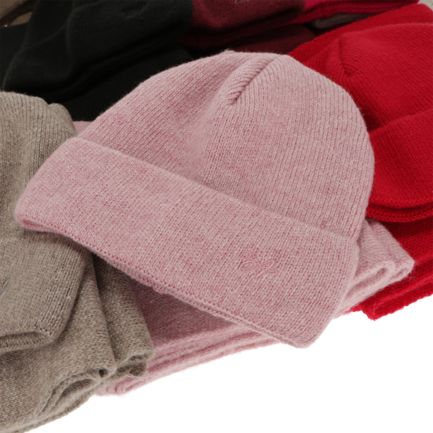 Dame vintersæt: hue og tørklæde, grå, Rava